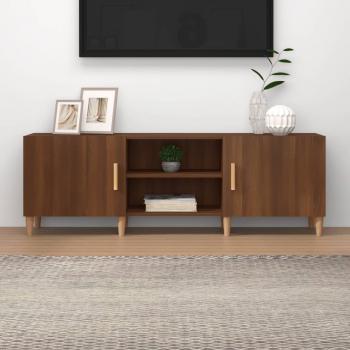 ARDEBO.de - TV-Schrank Braun Eichen-Optik 150x30x50 cm Holzwerkstoff