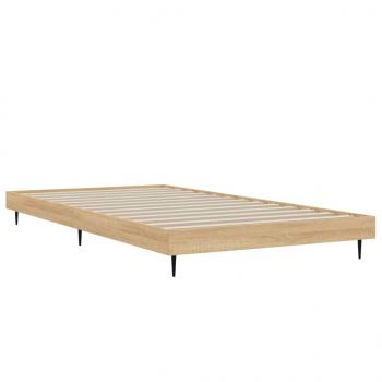 Bettgestell Sonoma-Eiche 90x190 cm Holzwerkstoff