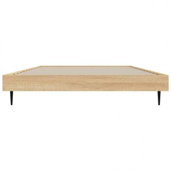 Bettgestell Sonoma-Eiche 90x190 cm Holzwerkstoff