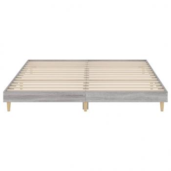 Bettgestell Grau Sonoma 120x200 cm Holzwerkstoff