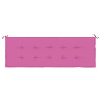 Gartenbank-Auflage Rosa 150x50x3 cm Oxford-Gewebe