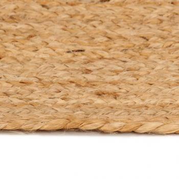 Teppich Jute Geflochten 180 cm Rund