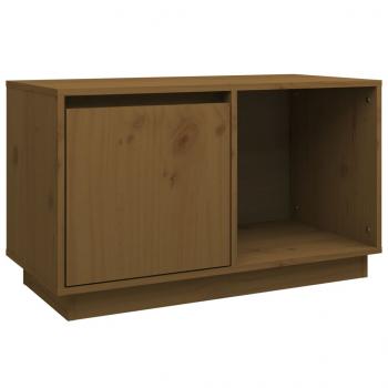 TV-Schrank Honigbraun 74x35x44 cm Massivholz Kiefer