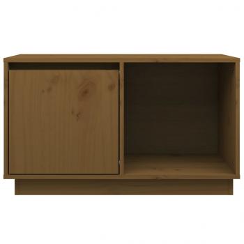 TV-Schrank Honigbraun 74x35x44 cm Massivholz Kiefer