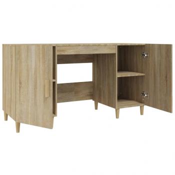 Schreibtisch Sonoma-Eiche 140x50x75 cm Holzwerkstoff