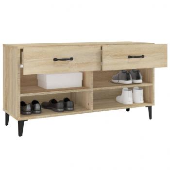 Schuhschrank Sonoma-Eiche 102x35x55 cm Holzwerkstoff