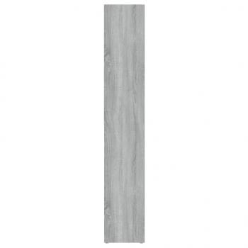 CD-Regale 2 Stk. Grau Sonoma 21x16x93,5 cm Holzwerkstoff