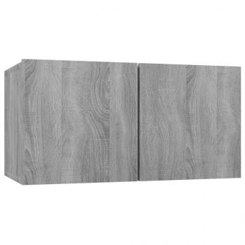 TV-Wandschrank Grau Sonoma 60x30x30 cm Holzwerkstoff