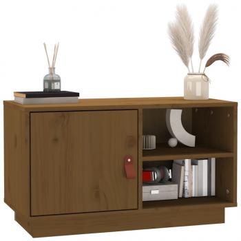 TV-Schrank Honigbraun 70x34x40 cm Massivholz Kiefer