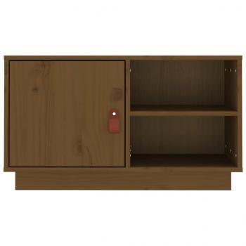 TV-Schrank Honigbraun 70x34x40 cm Massivholz Kiefer