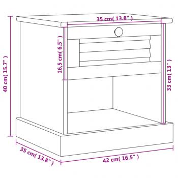 Nachttisch VIGO 42x35x42 cm Massivholz Kiefer