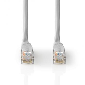 CAT5e-Netzwerkkabel | U/UTP | RJ45 Stecker | RJ45 Stecker | 7.50 m | Rund | PVC | Grau | Aufhänger (Menge: 30 je Bestelleinheit)