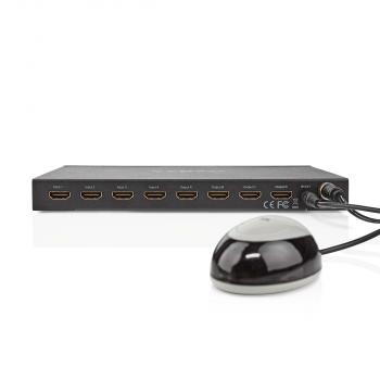 HDMI ? Matrix Switch | 4x 4-Port port(s) | DC Power / 1x RS232 / 4x HDMI? Eingang | 4x HDMI? Ausgang | 4K@60Hz | 18 Gbps | ferngesteuert | Metall | Schwarz