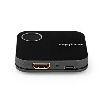 Drahtloser HDMI? Empfänger | WLAN | 2400 MHz | 30.0 m (Sichtlinie) | 4K@60Hz | 0.04 Gbps | PVC | Schwarz