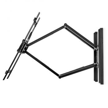 Vollbewegliche-TV-Wandhalterung | 37 - 80 " | maximal unterstützes Bildschirmgewicht: 70 kg | kippbar | drehbar | Minimaler Wandabstand: 70 mm | Maximaler Wandabstand: 800 mm | 6 Drehpunkt(e) | Stahl | Schwarz