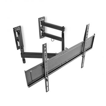 Vollbewegliche-TV-Wandhalterung | 32 - 70 " | maximal unterstützes Bildschirmgewicht: 40 kg | kippbar | drehbar | Minimaler Wandabstand: 80 mm | Maximaler Wandabstand: 520 mm | 3 Drehpunkt(e) | Stahl | Schwarz