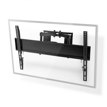 ARDEBO.de - Vollbewegliche-TV-Wandhalterung | 37 - 80 " | maximal unterstützes Bildschirmgewicht: 35 kg | kippbar | drehbar | Minimaler Wandabstand: 75 mm | Maximaler Wandabstand: 330 mm | 6 Drehpunkt(e) | Stahl | Schwarz