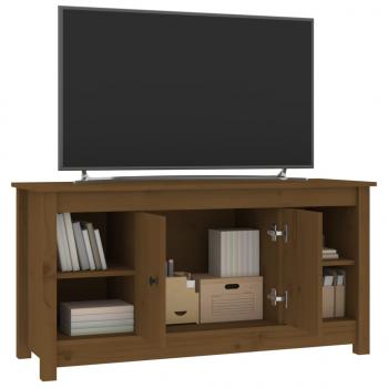 TV-Schrank Honigbraun 103x36,5x52 cm Massivholz Kiefer