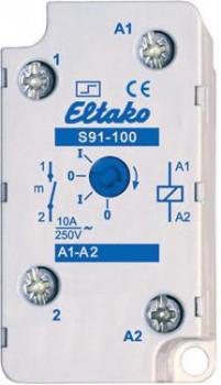 ARDEBO.de Eltako S91-100-12V Eletkromechanischer Stromstoßschalter, 1 Schließer, 10A, 12V (91100011)