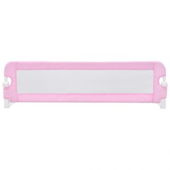 Kleinkind-Bettschutzgitter Rosa 120x42 cm Polyester