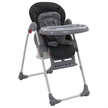 ARDEBO.de - Baby-Hochstuhl Grau 