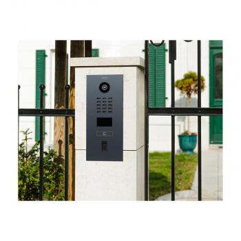 DoorBird D2101FV IP Video-Türstation, Fingerprint, LAN, Bewegungssensor, Edelstahl, pulverbeschichtet, seidenmatt