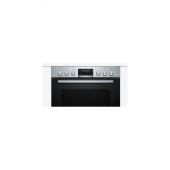 Bosch HND679LS61 EEK: A Einbauherd-Set mit Induktionskochfeld (HEA578BS1+NXX675CB5E), 60cm breit, Flex Induction, Kindersicherung, 71L, Pyrolyse, edelstahl