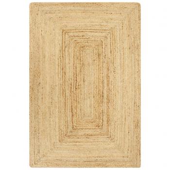 ARDEBO.de - Teppich Handgefertigt Jute Natur 160x230 cm