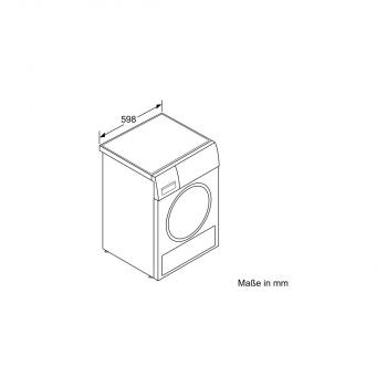 Bosch WQG2450R10 Serie 6 9kg A++ Wärmepumpentrockner, 60cm breit, AutoDry, LED-Display, Verflusungsanzeige, Automatikprogramm, Feuchtigkeitssensor, silber-schwarz