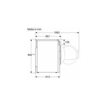 Bosch WTH83003 Serie 4 7kg A+ Wärmepumpentrockner, 60cm breit, EasyClean, AutoDry, LED-Display, Restzeitanzeige, weiß