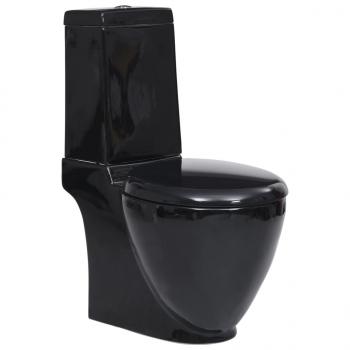 ARDEBO.de - Keramik-Toilette Abgang Horizontal Schwarz