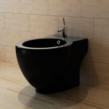 ARDEBO.de - Standbidet Stand-Bidet Bodenstehend Bidet Keramik schwarz