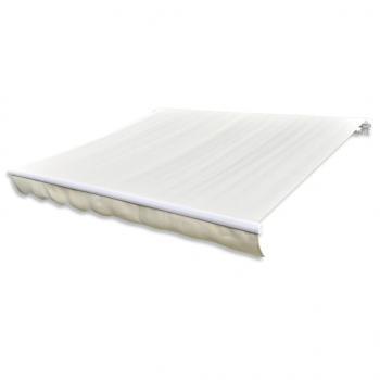 Markisenbespannung Canvas Creme 4x3 m (ohne Rahmen)