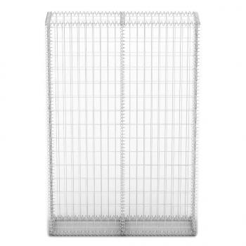 Steinkorb Gabione mit Deckeln Verzinkter Draht 150×100×30 cm 