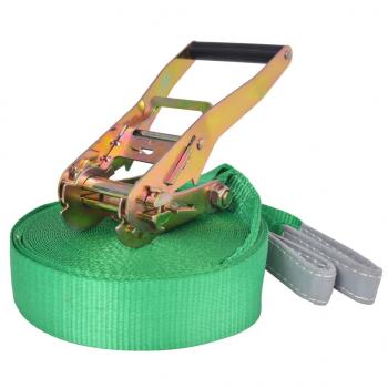 ARDEBO.de - Slackline 15 m x 50 mm 150 kg Grün