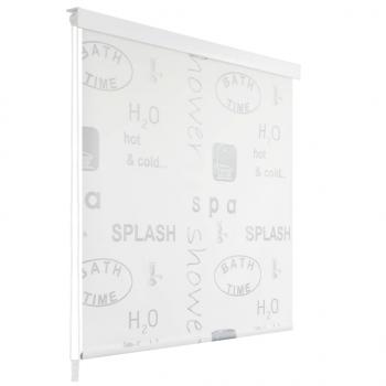 ARDEBO.de - Duschrollo 120x240 cm Splash-Design