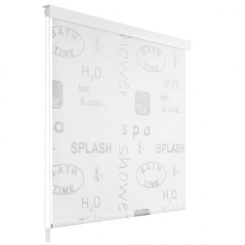 ARDEBO.de - Duschrollo 160x240 cm Splash-Design