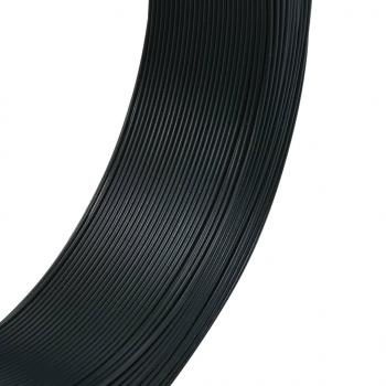 Zaun-Bindedraht 250 m 1,4/2 mm Stahl Schwarzgrün