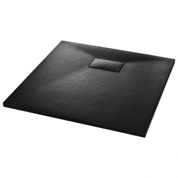 Duschwanne SMC Schwarz 80×80 cm