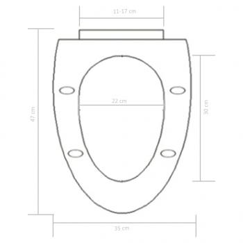 Toilettensitz mit Absenkautomatik und Quick-Release-Design Weiß