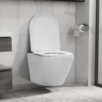 ARDEBO.de - Wand-WC ohne Spülrand Keramik Weiß