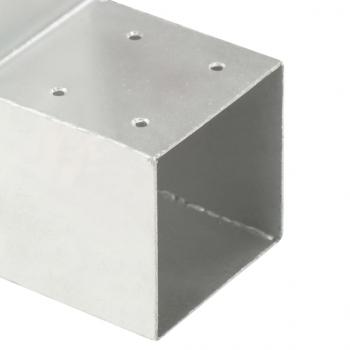 Pfostenverbinder 4 Stk. L-Form Verzinktes Metall 71 x 71 mm