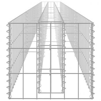 Gabionen-Hochbeet Verzinkter Stahl 450×30×30 cm