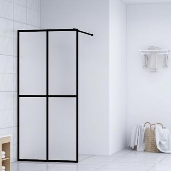 ARDEBO.de - Duschwand für Walk-in Dusche Mattes Sicherheitsglas 100x195 cm