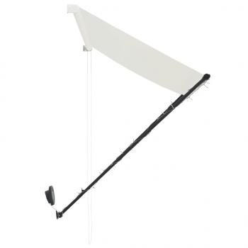 Einziehbare Markise mit LED 250×150 cm Creme