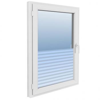 Fensterfolie Milchglasfolie Streifen Selbstklebend 0,9x100 m