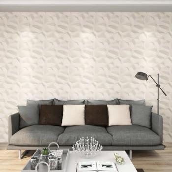 ARDEBO.de - Wandpaneele 12 Stk. 3D 0,5×0,5 m 3 m²