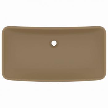 Luxus-Waschbecken Rechteckig Matt Creme 71x38 cm Keramik