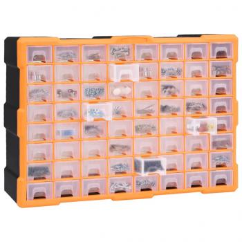 Multi-Schubladen-Organizer mit 64 Schubladen 52x16x37,5 cm 