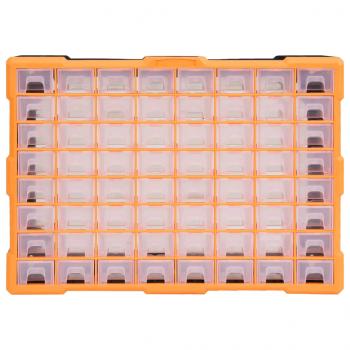 Multi-Schubladen-Organizer mit 64 Schubladen 52x16x37,5 cm 